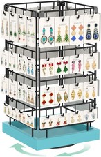 Rotating Earring Display Holder Stand for Vendors Events Selling, Large Capac...