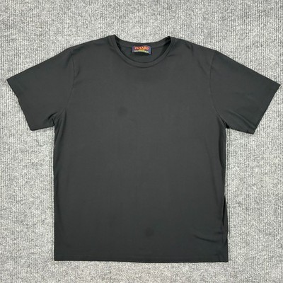 Fusaro Napoli Performance T Shirt Mens 3XL Black Athletic Stretch Italy Casual