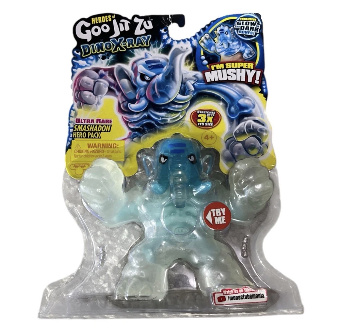 Heroes Goo Jit Zu Smashadon Ultra Rare Dino X-Ray Hero Pack 2019