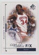2011-12 SP Authentic Flashback Rookie F/X Hakeem Olajuwon #57 HOF c7w