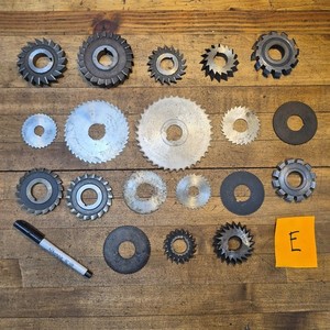 Machinist Cutters Milling LOT Face Slit Involute Gear Slab Mills LOT☆ALL USA