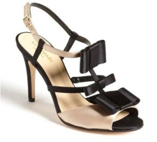 Kate Spade New York Ivy Satin Bow Slingback Sandals Heels 7.5