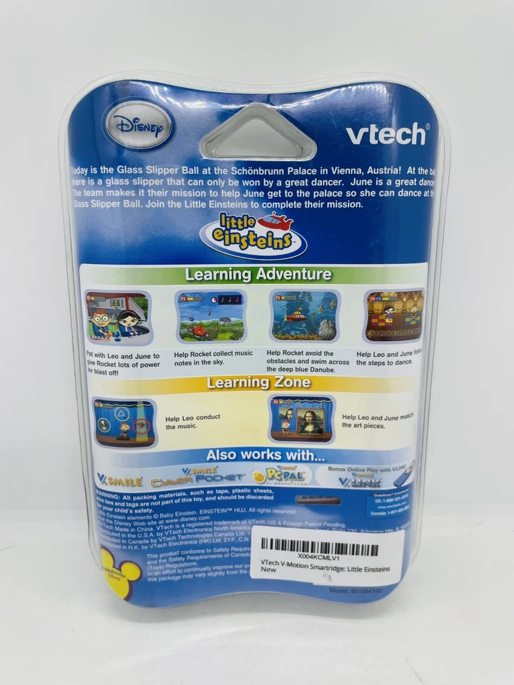 V TECH V SMILE V MOTION DISNEY LITTLE EINSTEINS Game - Image 3 of 4