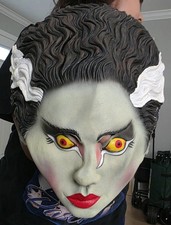 Universal Monsters Bride of Frankenstein Latex Mask Paper Magic Group 1997