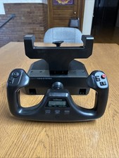 Logitech G Pro Saitek Flight Yoke System Wheel Desk Mount UNTESTED J-U0004 DESC