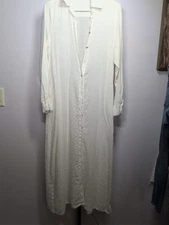 Pilyq PQ Water Lily-Billy Button Cover Up Maxi Size M/L