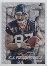 2014 Panini Prizm Light Blue Wave Prizm 75/99 CJ Fiedorowicz #259 0nr3