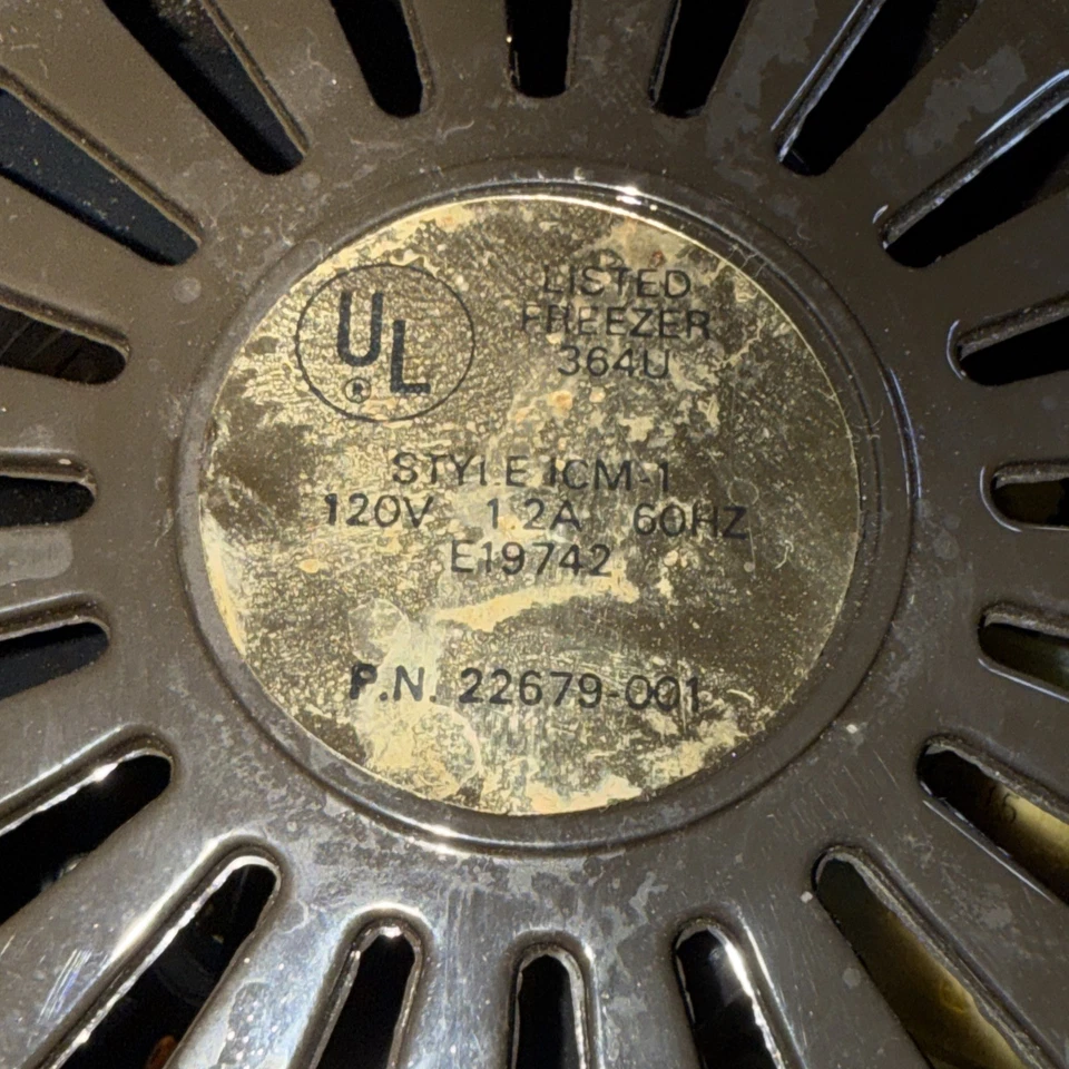 Sunbeam 6 кварт электрический миксер для мороженого мотор только запасная часть #22679-001 - Изображение 2 из 4