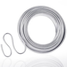 Aluminum Wire, 9 Gauge 12 Gauge 18 Gauge Bendable Metal Wire Armature Aluminu...