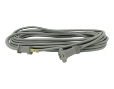 Light Duty Extension Cord, 20Ft, 16 Gauge, Small Appliance Cord, SVT, Gray, 9...