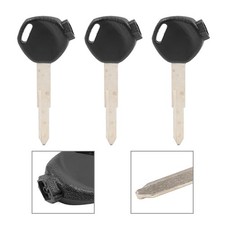 Scooter Blank Ignition Key Uncut 3pcs Right Slot For Honda PCX125 150 SH125 150