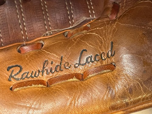 Cooper 735 Baseball glove mitt LH left hand 11" Rawhide Laced genuine leather - Picture 8 of 11