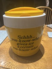 Plastikowe wiadro na lód żółte Schhh You-know-who Gives A Certain You-know-what