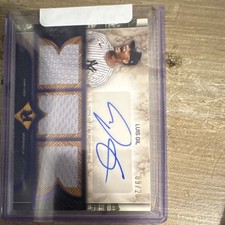 Topps 2025 Museum Luis Gil Yankees Triple Relic Autograph SPTRA-LG /20