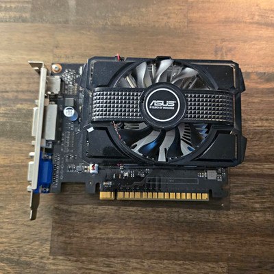 ASUS GeForce GTX 750 PCIe x16 Fan Heatsink DVI HDMI VGA Multiple Monitor