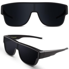 Polarized Fit Over Glasses Sunglasses for Men Women