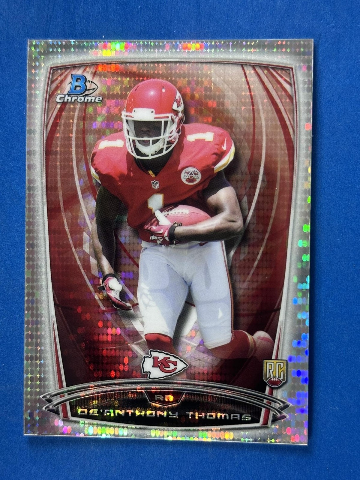 De'Anthony Thomas Bowman Chrome #141 Pulsar Refractor