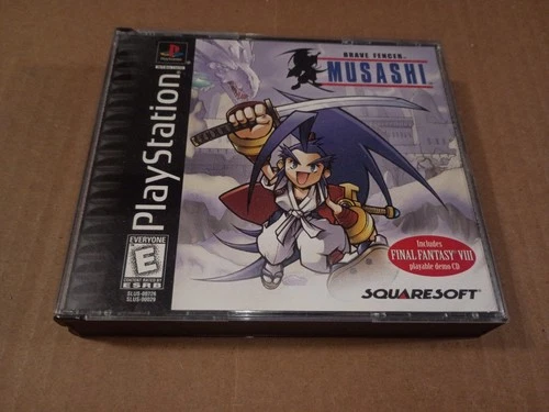 Brave Fencer Musashi PlayStation 1 PS1 Complete CIB + Demo + Card *VERY NICE*