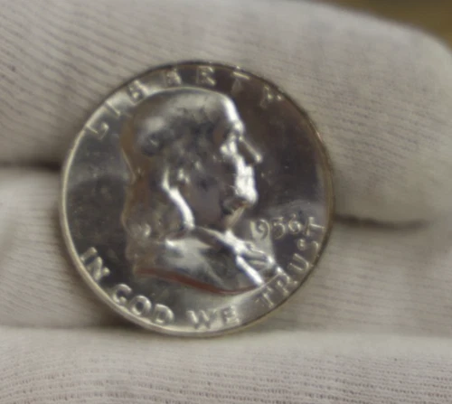 1956 US Franklin 50c Nice Unc