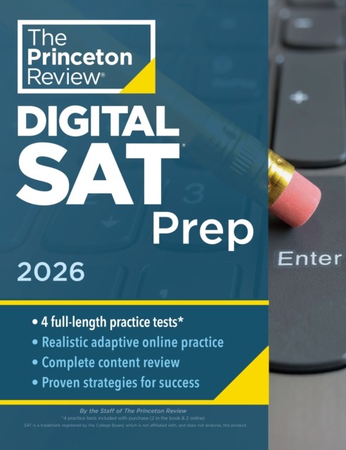 Princeton Review Digital SAT Prep, 2026 by The Princeton Review (Paperback Book)