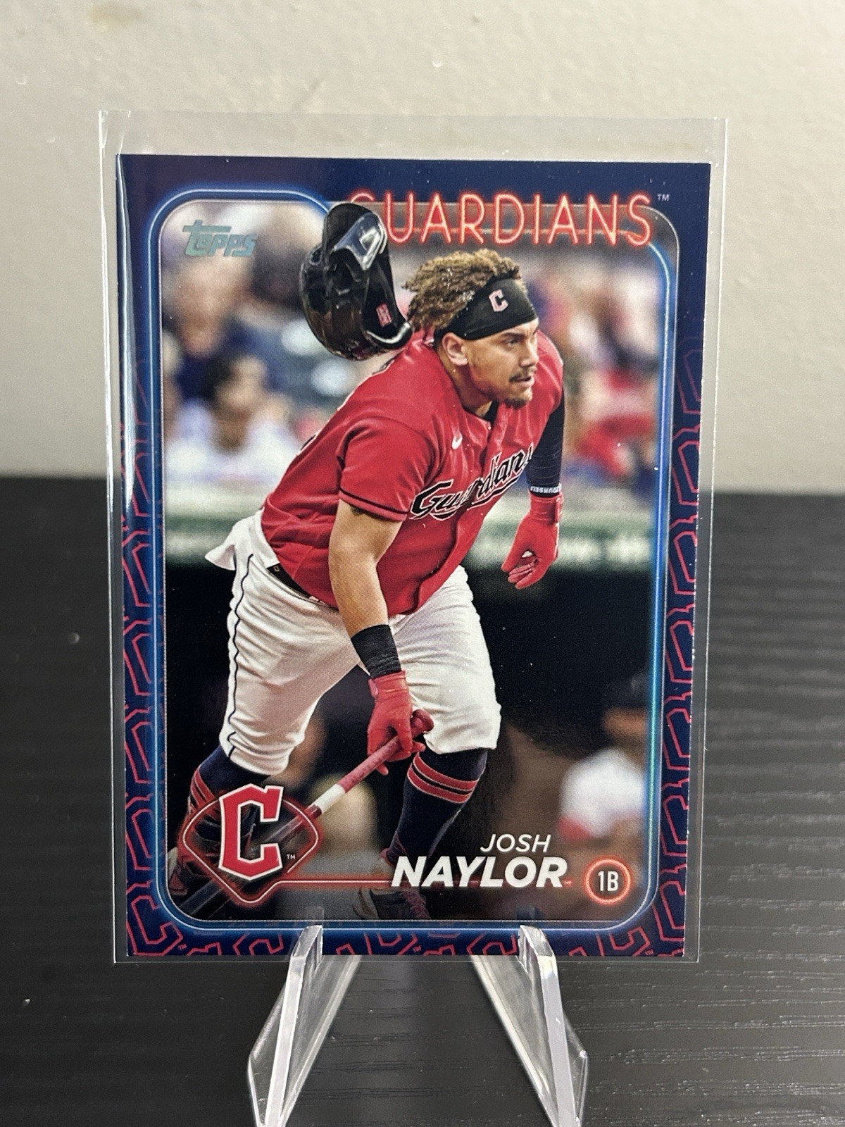 Josh Naylor 2024 Topps Team Color Border #10 Cleveland Guardians SSP