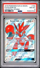 PSA 8 Scizor Gx Full Art #158 2018 Pokemon Sun & Moon Celestial Storm 154031530 on eBay