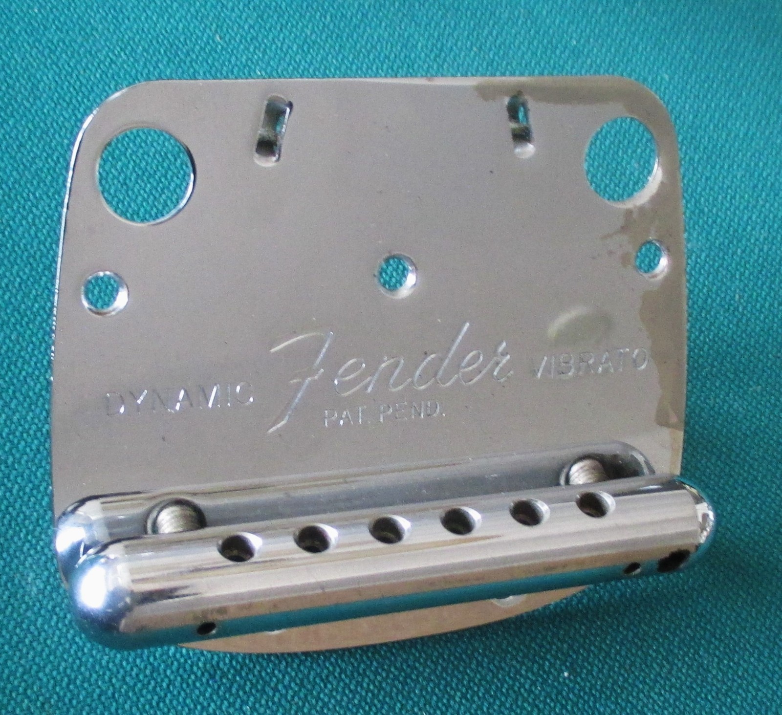 1964 Fender Mustang Tremolo and Control Plate Vintage Guitar Parts