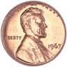 1967 (P) Lincoln Memorial Cent Choice BU Penny US Coin Philadelphia
