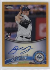 2011 Topps Chrome Rookie Auto Gold Refractor 29/50 Jake McGee #181 Auto 0o48