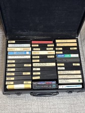 Vintage 8 Track Tape Lot w/ Case Soul R B Blues 36 Tapes Otis Temptations