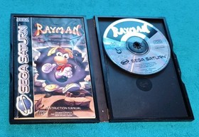 Rayman Sega Saturn complete with manual good condition.