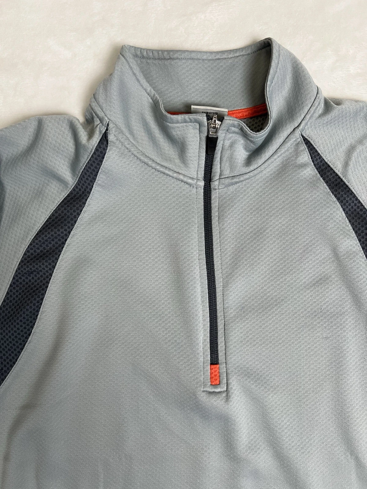 alo-yoga cool fit 1/4 zip long sleeve activewear pullover custom shirt