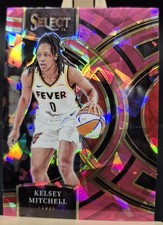 2024 Panini Select WNBA - Premier Level Pink Ice Prizm #118 Kelsey Mitchell