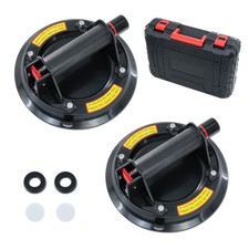 2 Pack 8" Glass Suction Cups to Lift Large Glass,Max Load 880lbs Heavy Duty W...