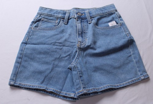 Old Navy Girl's 2-Pack High-Waisted Jean Shorts BL1 Medium/Light Wash Size 14 - Picture 2 of 7