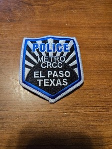 EL PASO TEXAS POLICE METRO CRCC SHOULDER PATCH