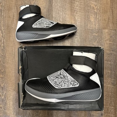 Nike Air Jordan 20 XX Retro Playoffs Black White Size 13 Sneakers 310455-003
