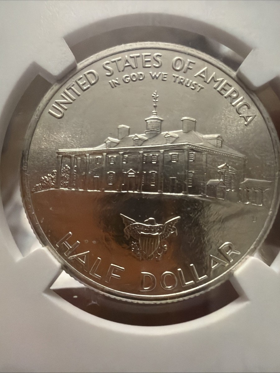1982 D George Washington 50 Cent Brilliant Uncirculated DTOM NGC