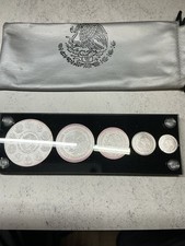 2013 Mexican Libertad 5-Coin Mint Set &middot; .999 Silver &middot; 1oz to 1/20oz &middot; Display