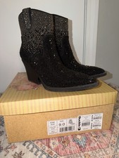 Black Bling Boots Women s
