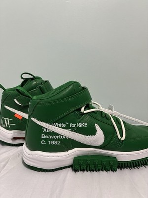 BRAND NEW Nike Air Force 1 Mid x Off White Pine Green | eBay