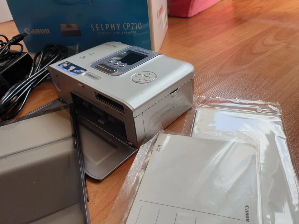 imprimante Photo numérique * Canon Selphy CP710 * support complete - Photo 4/4