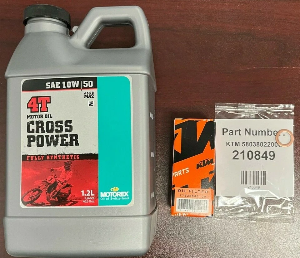 U7021041 2016-2024 HUSQVARNA FC FE FS FX 450 FE 501 OIL CHANGE KIT 1.2L Foto 2 de 2