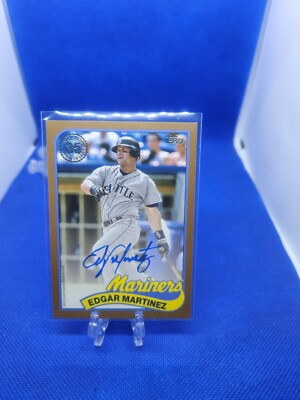 MLB TOPPS EDGAR MARTINEZ 5シリ PATCH auto 2024 TOPPS FIVE STAR EDGAR MARTINEZ AUTO ON CARD AUTOGRAPH