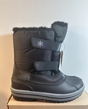 VEPOSE Kids Winter Snow Boots Size US 3 Insulated Faux Fur Lined