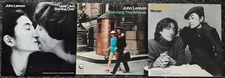John Lennon 7" Vinyl Singles Set of 3 Starting Over, Watching the Wheels. Woman