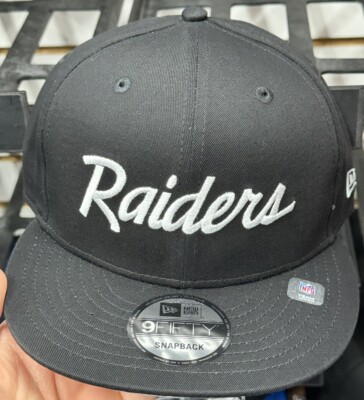 New Era Las Vegas Raiders SnapBack Hat  Black 9Fifty NFL