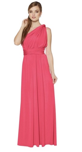 Bright Pink Multiway Maxi Dress, Party 