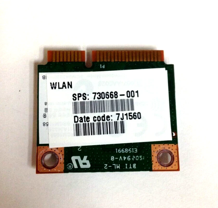 10- HP 730668-001 697316-001 BCM943228HMB 300M Wifi BT 4.0 PCI-E WLAN Cards - Image 3 of 4