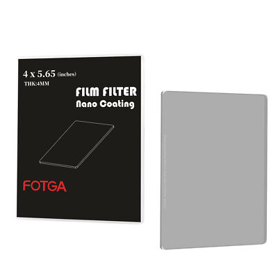 FOTGA 4X5.65''ND0.3 (1-stop) Square Neutral Density ND Filter Glass for Matte Box
